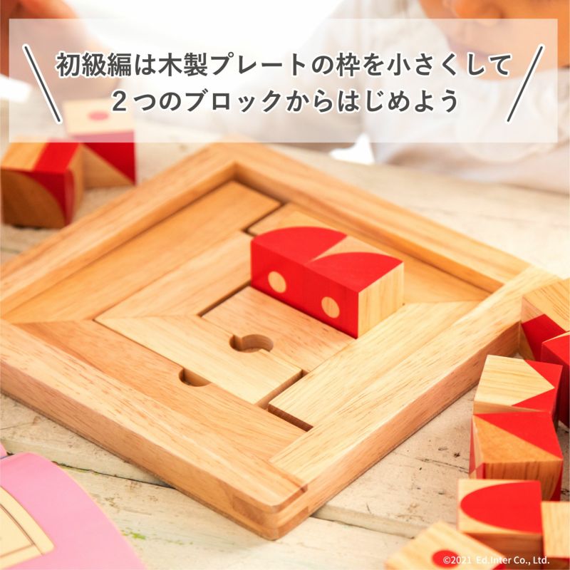 エドインター　脳活キューブ　知育玩具　パズル　積み木　グッド・トイ受賞