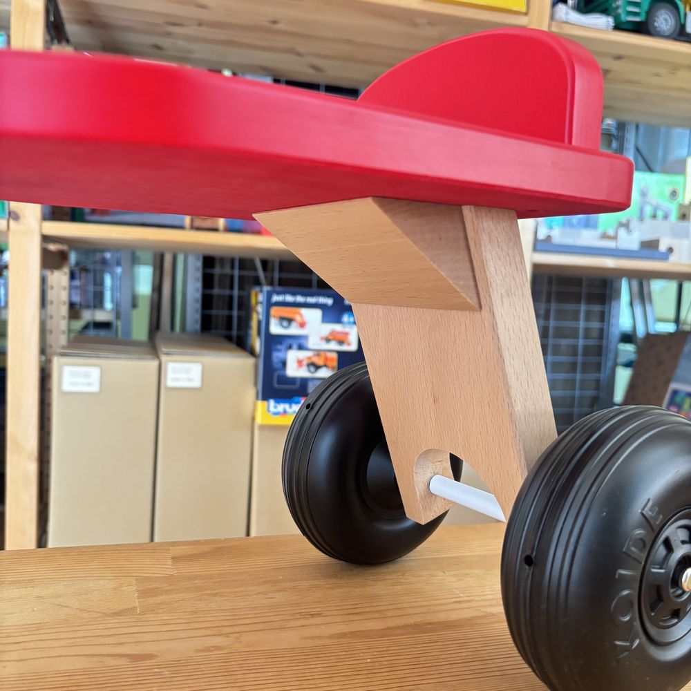 KOIDE コイデ東京 日本製 マイカー 室内用 木製四輪車 木製バイク 乗用玩具 乗り物木のおもちゃ プッシュバイク 1歳誕生日プレゼント  M20