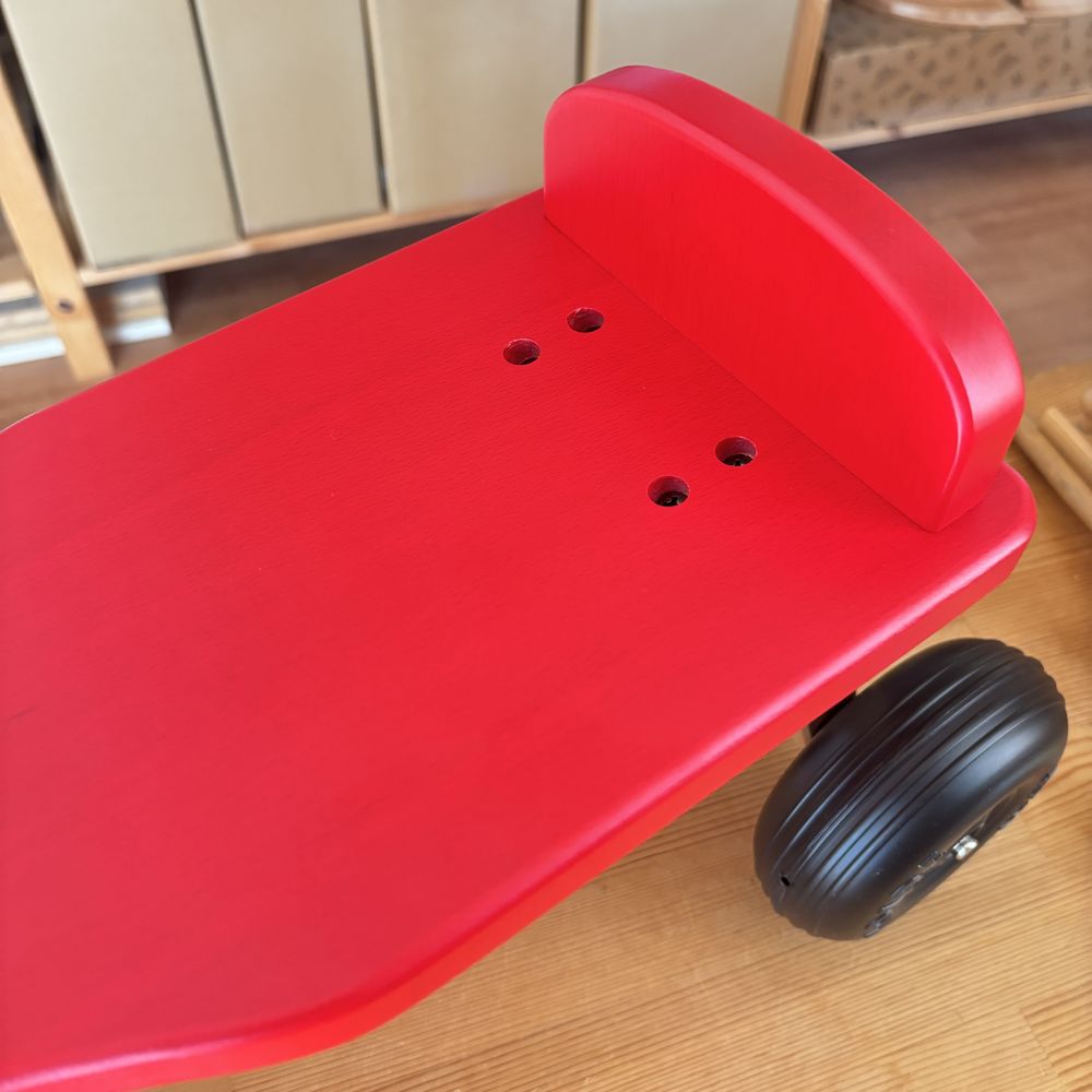 KOIDE コイデ東京 日本製 マイカー 室内用 木製四輪車 木製バイク 乗用玩具 乗り物木のおもちゃ プッシュバイク 1歳誕生日プレゼント  M20