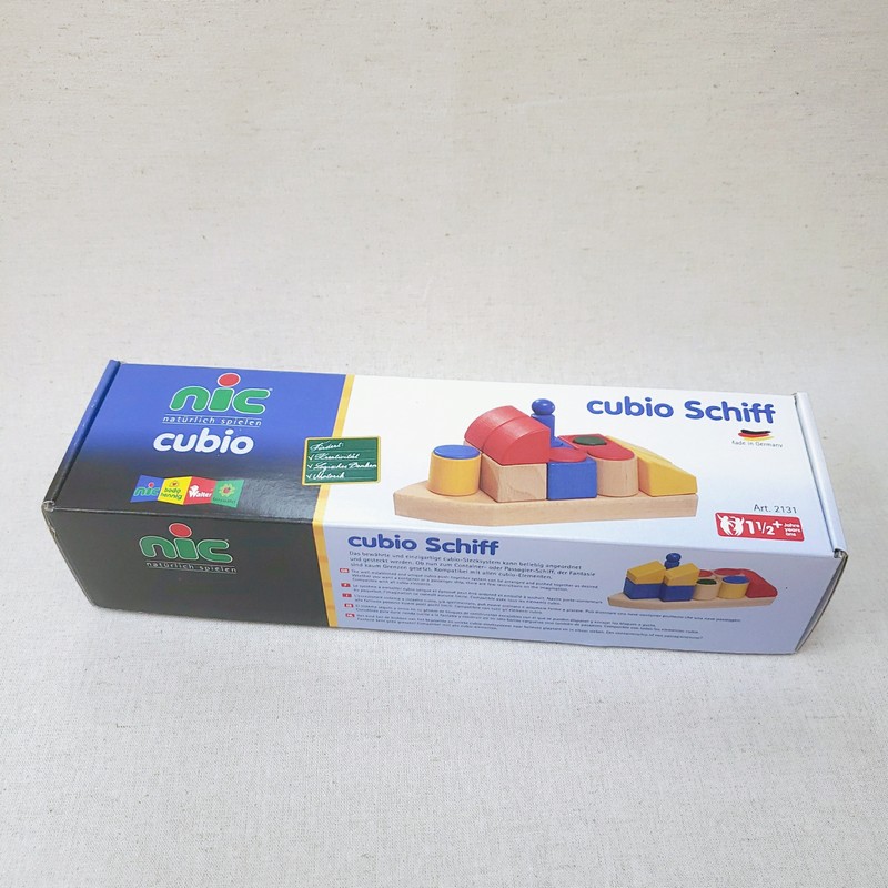 ニック CUBIO クビオ ふね 船 正規輸入品 nic 積み木 積木 ジョイント くるま 車