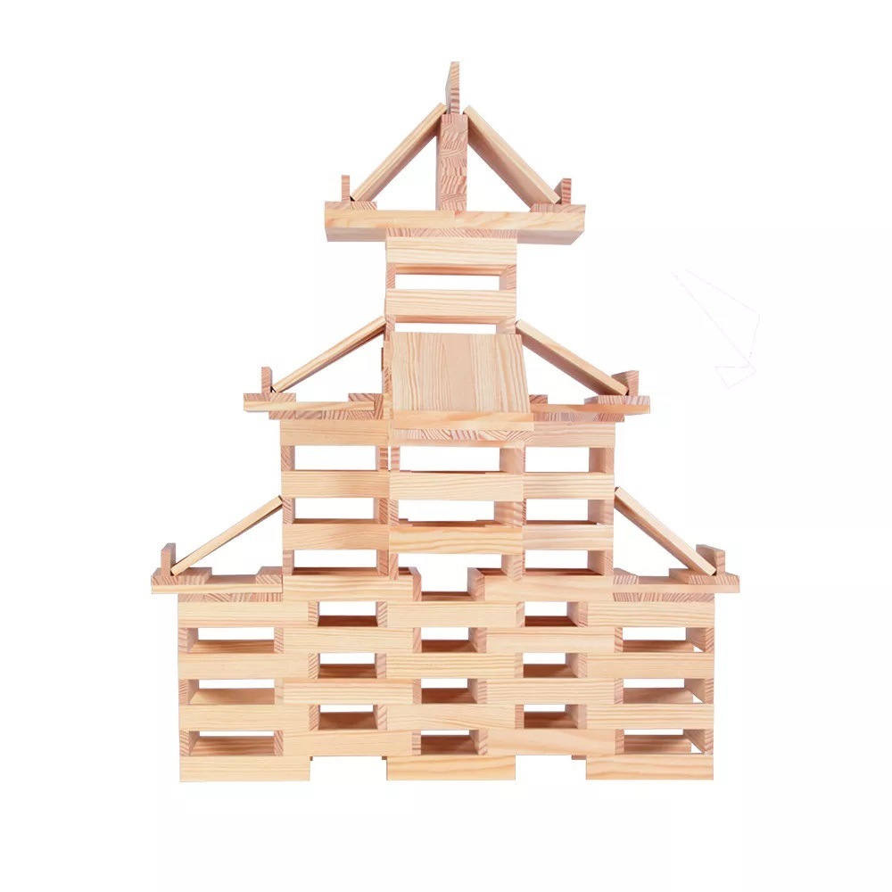 【美品】KAPLA カプラ　積み木　200枚　＋2枚 KAPLA カプラ カプラ200 小冊子付き 積み木 つみき ブロック