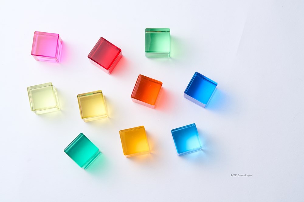 バウシュピール社　ルーセントキューブ　100PCS　BAUSPIEL　BAU-0100　積み木