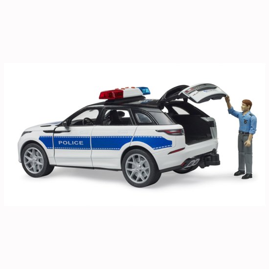 bruder ブルーダー Range Rover パトカー フィギュア付き BR02890 正規販売店 正規輸入品 はたらくくるま ドイツ ミニカー 乗り物 働く車 おもちゃ ごっこ遊び 誕生日 男の子 おうち時間 外遊び 子供 サイズ 大きい 大きめ
