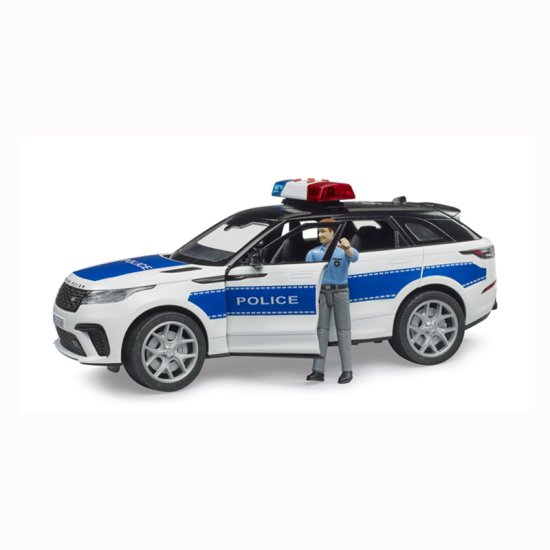 bruder ブルーダー Range Rover パトカー フィギュア付き BR02890 正規販売店 正規輸入品 はたらくくるま ドイツ ミニカー 乗り物 働く車 おもちゃ ごっこ遊び 誕生日 男の子 おうち時間 外遊び 子供 サイズ 大きい 大きめ