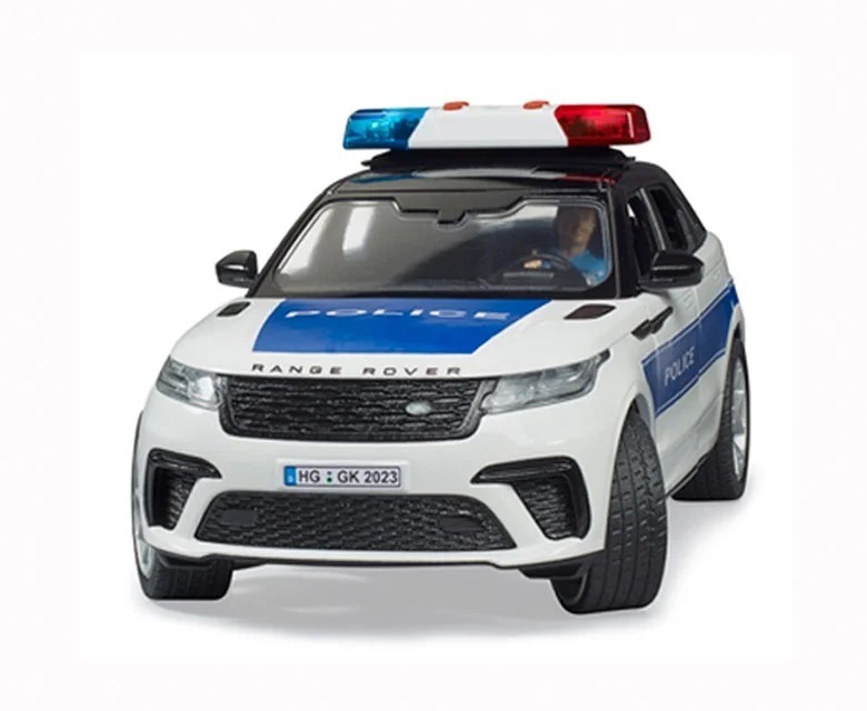 bruder ブルーダー Range Rover パトカー フィギュア付き BR02890 正規販売店 正規輸入品 はたらくくるま ドイツ ミニカー 乗り物 働く車 おもちゃ ごっこ遊び 誕生日 男の子 おうち時間 外遊び 子供 サイズ 大きい 大きめ