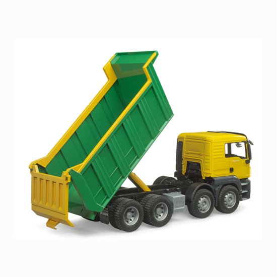 bruder ブルーダー MAN TGS Tip up トラック BR03766 正規販売店 正規輸入品 はたらくくるま ドイツ ミニカー 乗り物 働く車 おもちゃ ごっこ遊び 誕生日 男の子 おうち時間 外遊び 子供 サイズ 大きい 大きめ