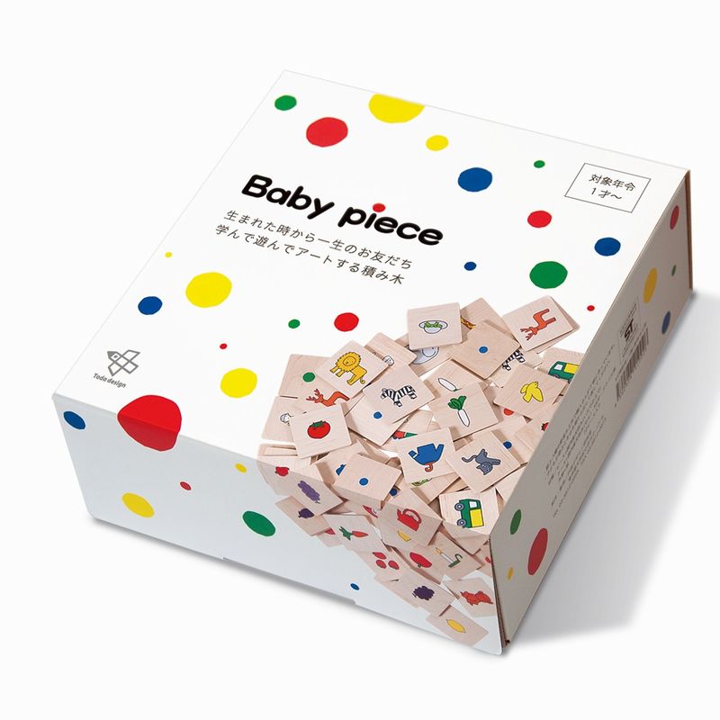 ほぼ未使用 箱ありBaby piece 戸田デザイン研究室 国産 絵合わせパズル 戸田デザイン研究室 Baby piece ベビーピース 日本製 絵 とだ