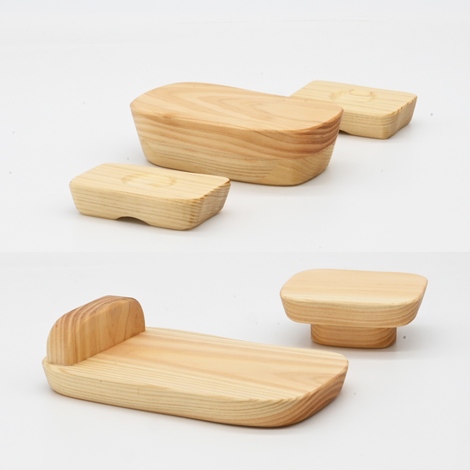 こまむぐ　どんぐりの家具　ダイニングセット　ベッドルームセット　comomg