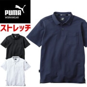 ��1���ޤǥͥ��ݥ��ġۺ�ȥ����� PUMA Ⱦµ �ݥ������ �ס��� ��������� ( PUMA WORKWEAR ) PW-4014N ��� �����륷������ ���ȥ�å� �۴�®�� UV���å� �ý� ����� �����