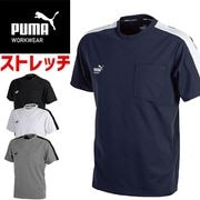 ��1���ޤǥͥ��ݥ��ġۺ�ȥ����� PUMA Ⱦµ T����� �ס��� ��������� ( PUMA WORKWEAR ) PW-3063N ��� �ղ� �۴�®�� ���ȥ�å� UV���å� ����� �����