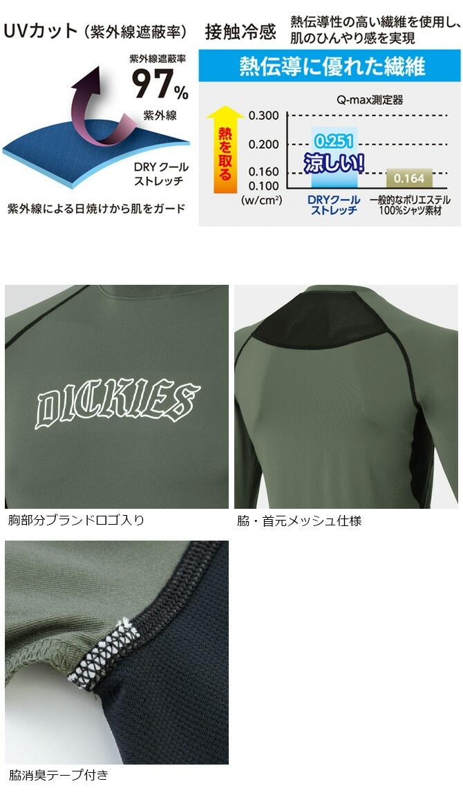 ��1���ޤǥͥ��ݥ��ġۥǥ��å����� �����륳��ץ�å���� �ɥ饤�ѥ���ݡ��� Ĺµ Dickies D-3028 ��� ��ǥ����� �ղ��� �ܿ��䴶 �۴�®�� �ý� UV���å� ��å��� ���ȥ�å� ����� �����