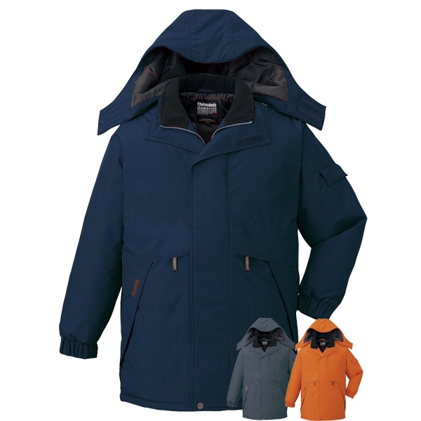 自重堂 Jichodo 48343 防寒着 防水防寒コート（フード付） 撥水｜作業着・作業服の通販ワークキング【公式】