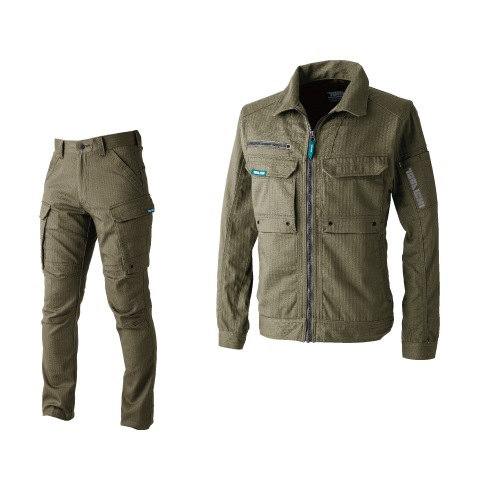 たな様、新品上下Lセット 寅壱 9540-124 9540-219 ワークジャケット カーゴパンツ 上下セット