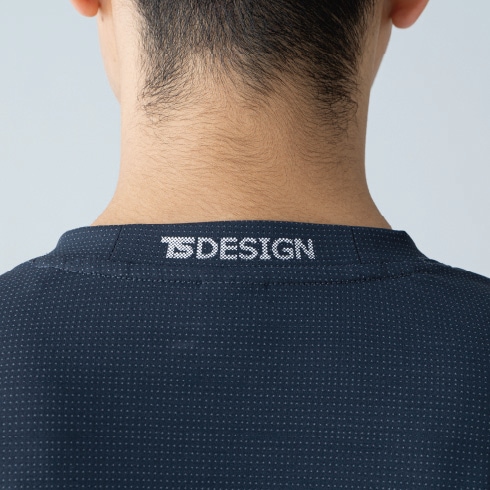 TSデザイン 5035 DRYドッツショートスリーブTシャツ 春夏 消臭 高通気