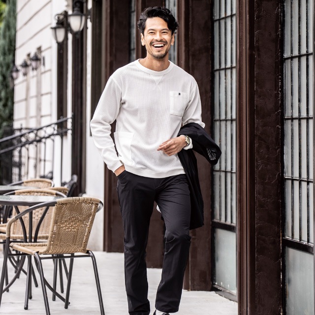 大人気 【GLOWNY】 TERRY PK LONG SLEEVE ●送料・関税込● Glowny☆TERRY PK LONG SLEEVE (GLOWNY/Tシャツ・カットソー