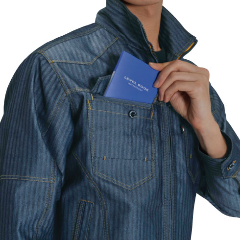 BLUE BLUE ヘリンボーン セットアップ サイズ4 バートル 1501 オールシーズン 長袖ジャケット ブルゾン