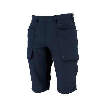 【Ecosys】　LEX着用ブランド　ハーフパンツ ジーベック クロスゾーン 2225 ハーフパンツ ストレッチ 接触冷感 春夏