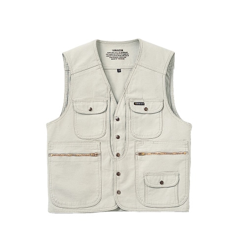 寅壱 TORAICHI 4441-611 アーミーベスト 綿100％ 鳶服 オールシーズン