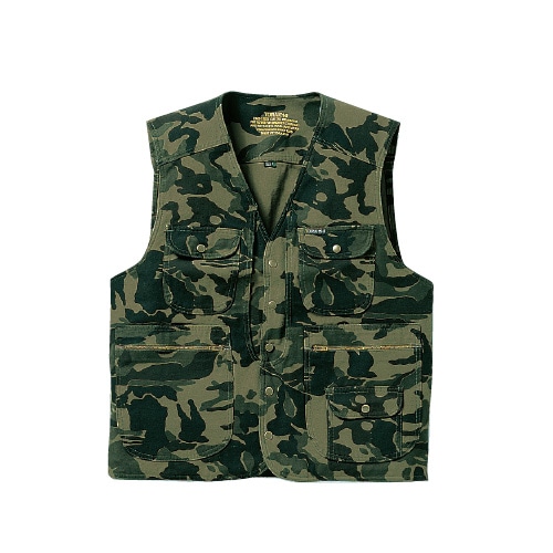 寅壱 TORAICHI 4441-611 アーミーベスト 綿100％ 鳶服 オールシーズン