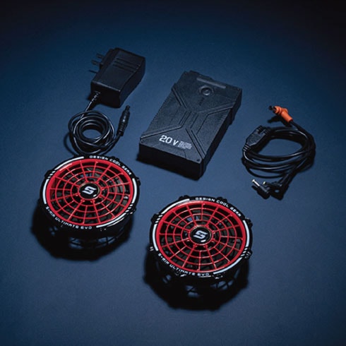 シンメン 05902 S-AIRウェア ベスト 20Vファンバッテリーセット SA-124