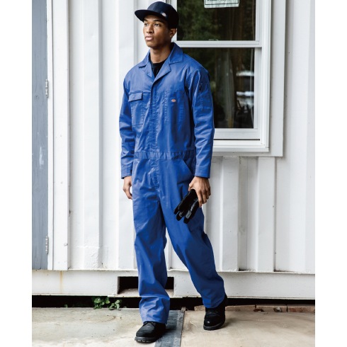 ディッキーズ Dickies D-676 ストレッチつなぎ 春夏 ストレッチ UV
