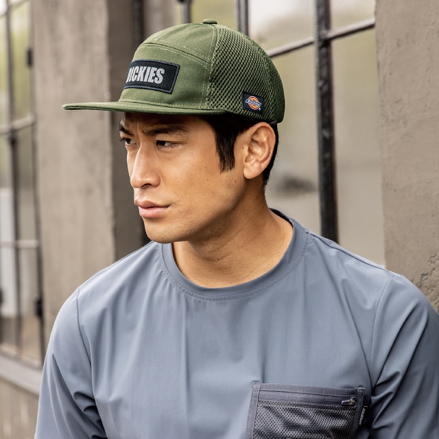 ディッキーズ Dickies D-3664 反射フラットキャップ 綿100％｜作業着