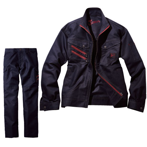 Jawin 56300 56302 上下セット 長袖ブルゾン カーゴパンツ 吸汗速乾