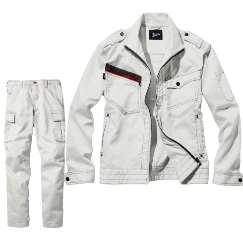 Jawin 55700 55702 上下セット 長袖ブルゾン カーゴパンツ 消臭抗菌