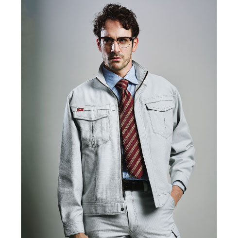 Jawin 56200 56202 上下セット 長袖ブルゾン カーゴパンツ 帯電防止 消