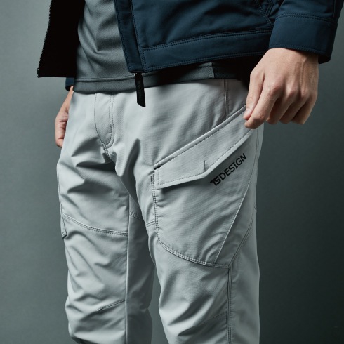 ゴリラッパ TSデザイン　ストレッチ　作業着　上下セット＋α TS DESIGN ストレッチRIP STOPメンズカーゴパンツ パンツ 動き