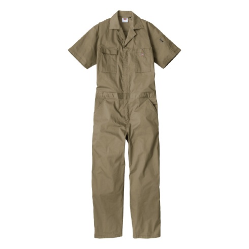 ディッキーズ Dickies D-6702 ストレッチ半袖つなぎ 春夏 ストレッチ