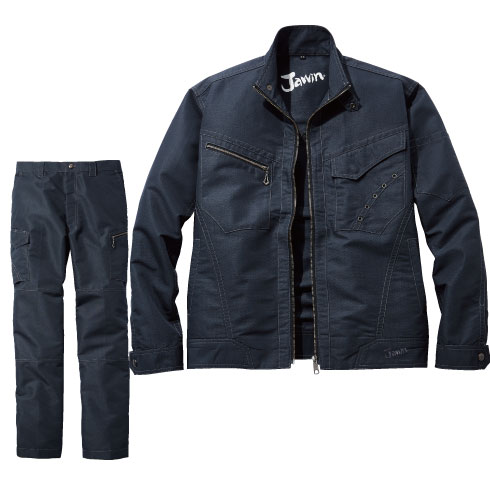 Jawin 55600 55602 上下セット 長袖ブルゾン カーゴパンツ 消臭抗菌 制