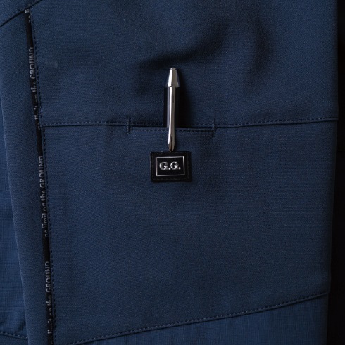 桑和0542-00 長袖ブルゾン オールシーズン ストレッチ 消臭 反射 野帳