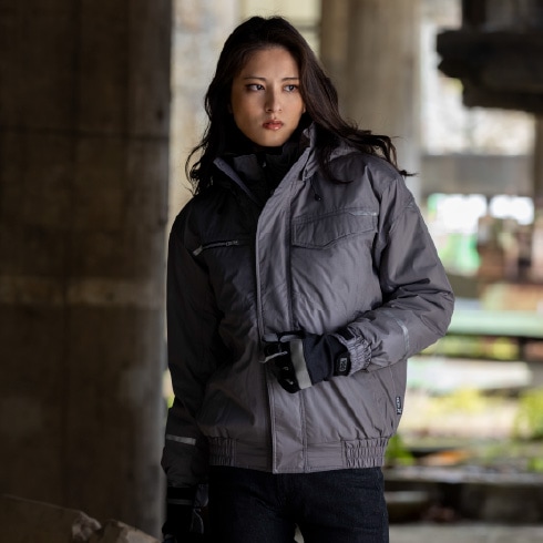 アイトス AITOZ AZ-9366 TULTEX 制電防寒ブルゾン 秋冬 帯電防止 防水