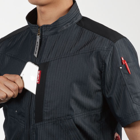 バートル AC1056 ファン付きエアークラフト 半袖ブルゾン （ファン