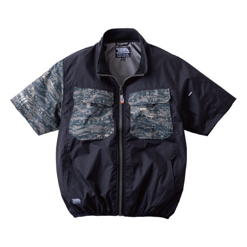 寅壱　空調服セット2021年発売 寅壱 1080-116 空調服半袖ジャケット 春夏 2024年新作｜作業着