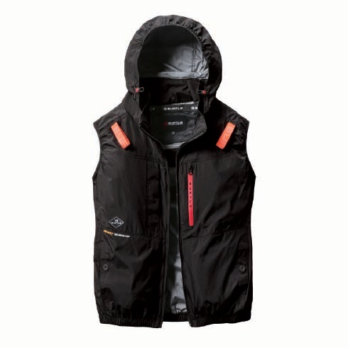バートル　赤フルセット　ファンバッテリー　空調服　AC09-2 AC1156 黒 即日 バートル フルセット 空調服 ファンバッテリー AC09-2