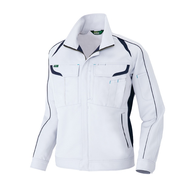 アイトス AITOZ AZ-1901 長袖ブルゾン ストレッチ 帯電防止 エコ素材