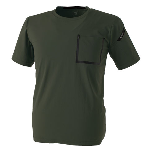 TSデザイン 藤和 8555 半袖Tシャツ 春夏 吸汗速乾 消臭機能 ベンチ
