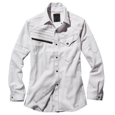 自重堂 JICHODO Jawin 56704 ストレッチ 長袖シャツ 春夏 帯電防止