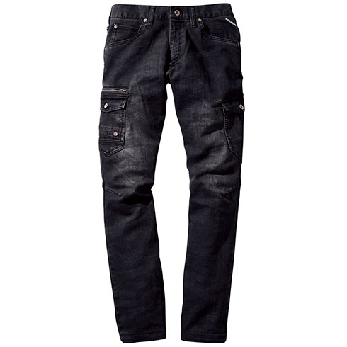 Z-DRAGON 71602 デニムカーゴパンツ ストレッチノータック 秋冬 自重堂