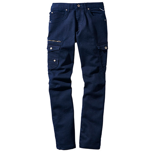 Z-DRAGON 71602 デニムカーゴパンツ ストレッチノータック 秋冬 自重堂