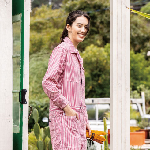 ディッキーズ Dickies D-7106 長袖つなぎ 春夏 ストレッチ UVカット