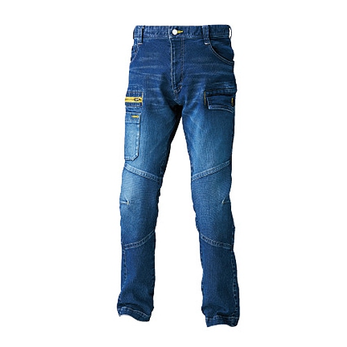 寅壱8940シリーズ　デニムパンツ 寅壱 8940-219 カーゴパンツ オールシーズン デニム ストレッチ