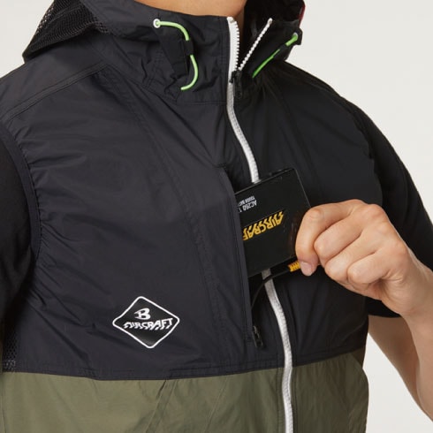 バートル AC1086 半袖ファン付き パーカー半袖ブルゾン エアー