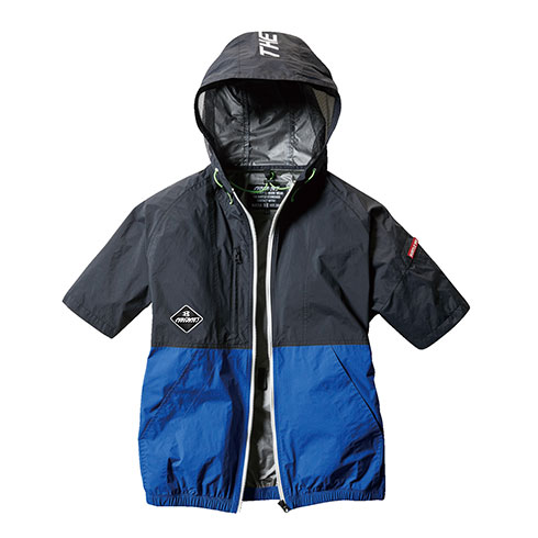 バートル AC1086 半袖ファン付き パーカー半袖ブルゾン エアークラフト