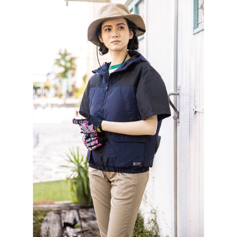 コーコス信岡 G-1910 空調風神服 ボルトクール 半袖ブルゾン