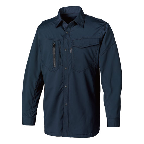 クロダルマ 25685 長袖シャツ 春夏 JIS T-8118 ストレッチ 2024