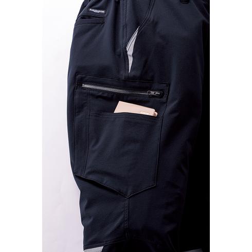 クロダルマ 35680 カーゴパンツ ノータック 後ろゴム 春夏 JIS T-8118