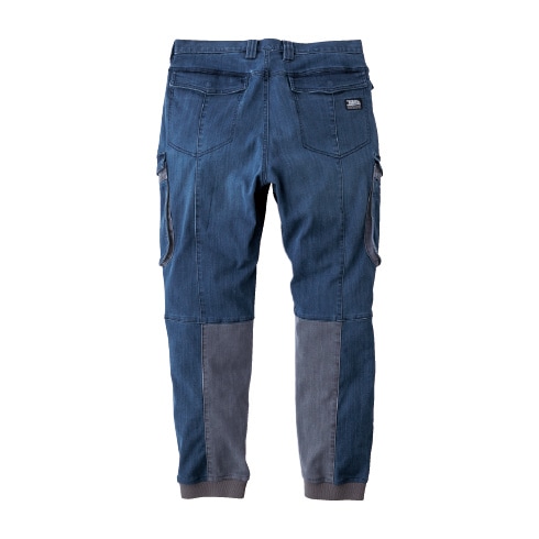 寅壱 8992-235 デニムカーゴジョガーパンツ 秋冬 ストレッチ 高強度